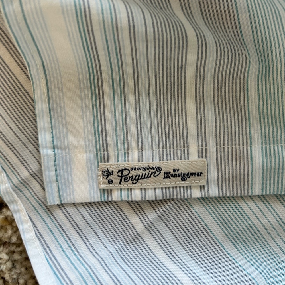 Original Penguin Men’s Button Down Striped Shirt - Picture 4 of 6
